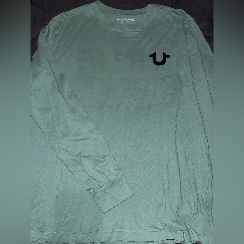 True Religion Mint Long Sleeve Tee